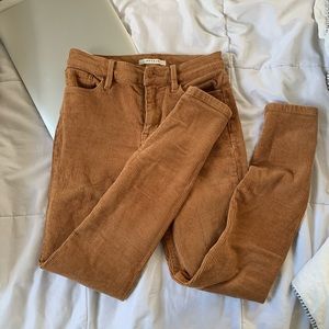 Pumpkin corduroy pants